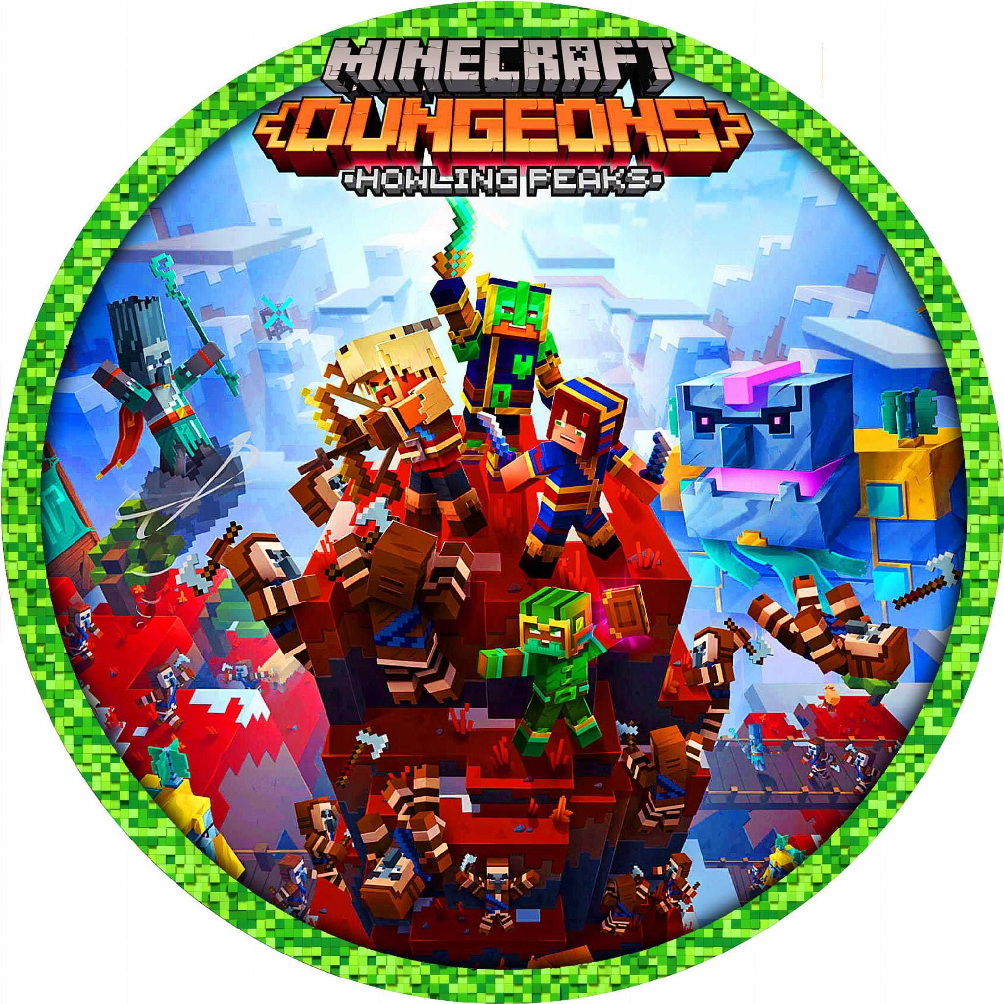 opłatek na tort minecraft 20cm