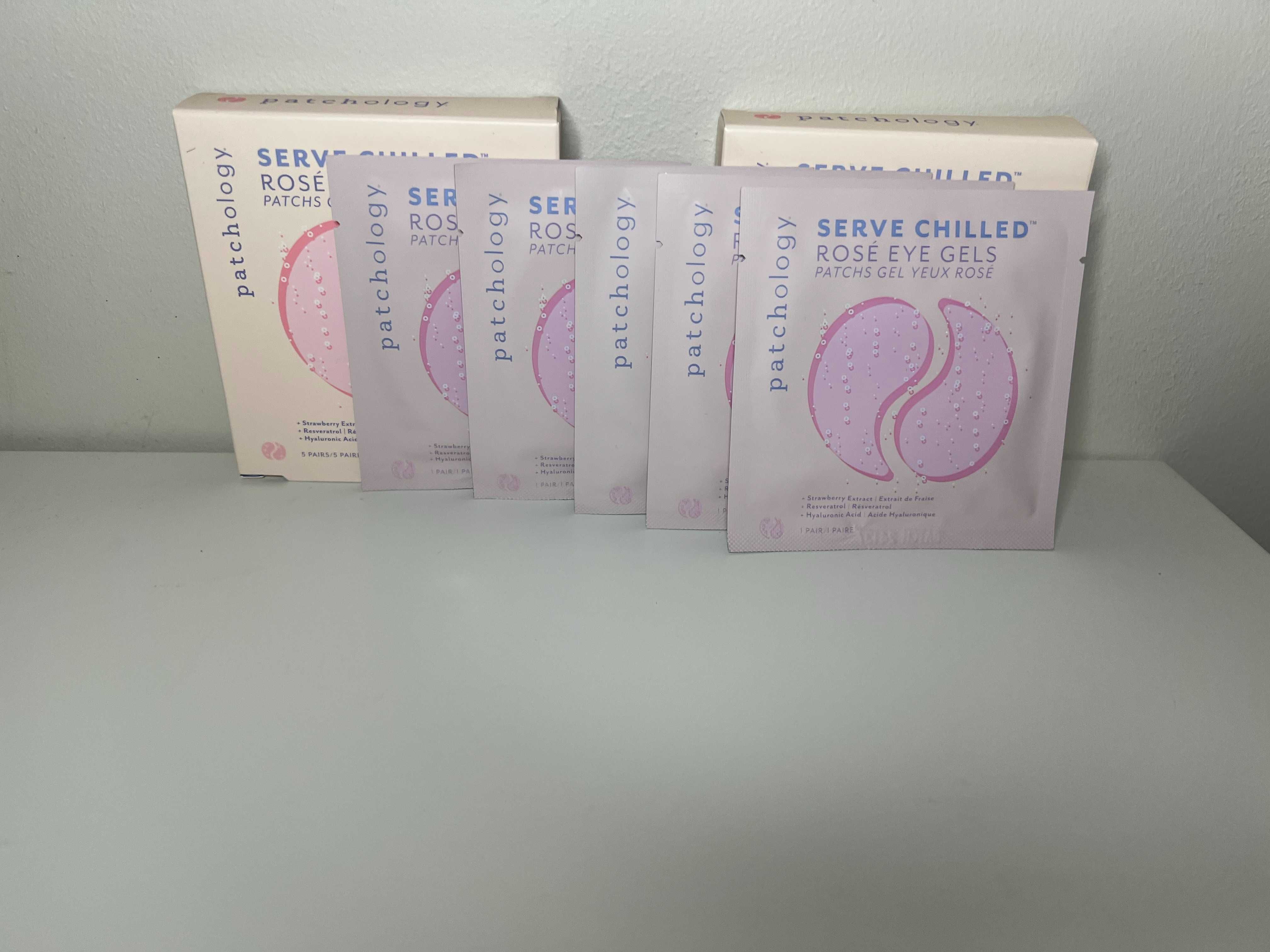 PATCHOLOGY Serve Chilled – Żelowe płatki pod oczy rosé nowe 10szt
