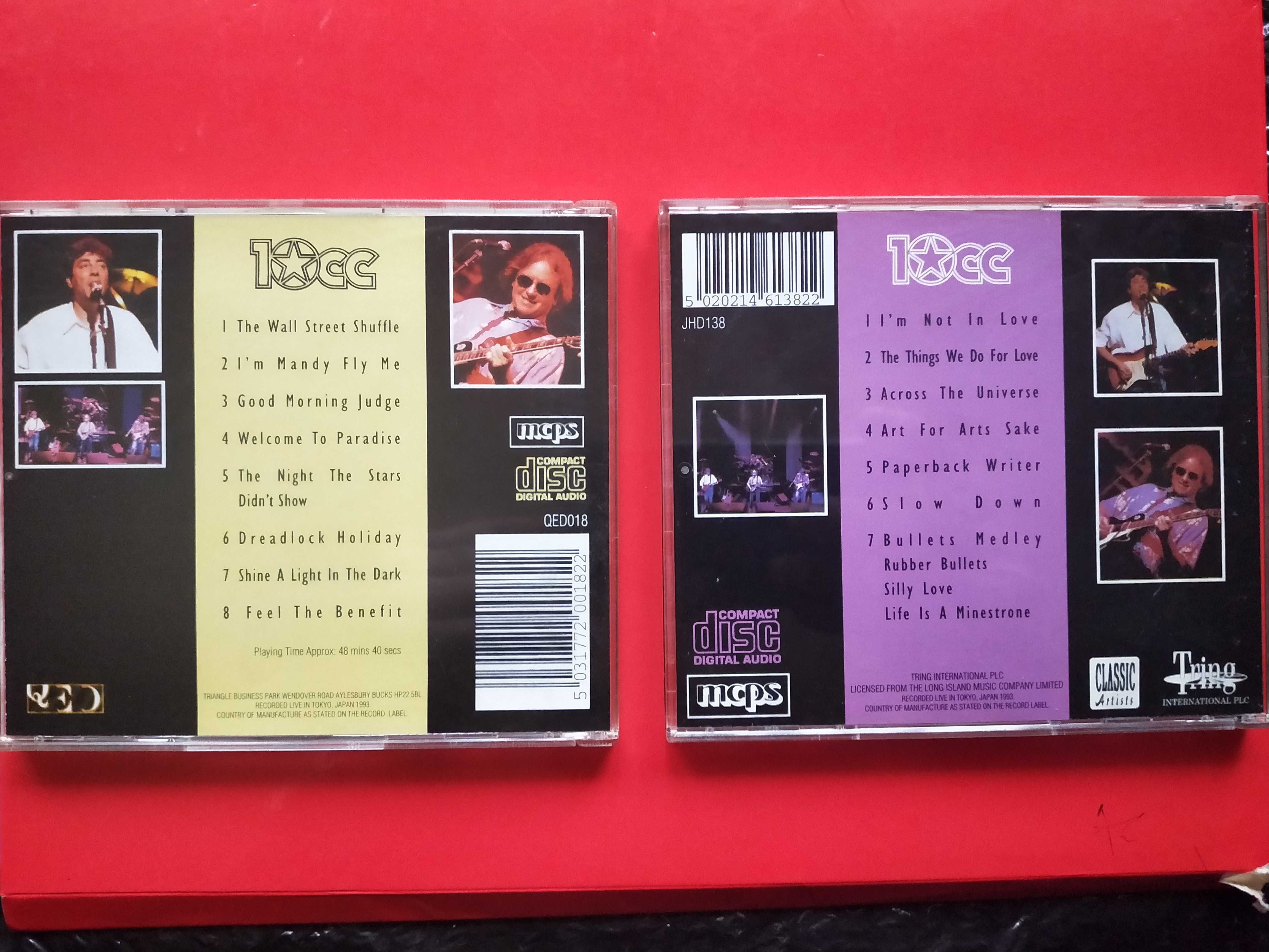 10cc - Live in Concert - Tokyo Japan Volume One /Volume Two - 2xCD