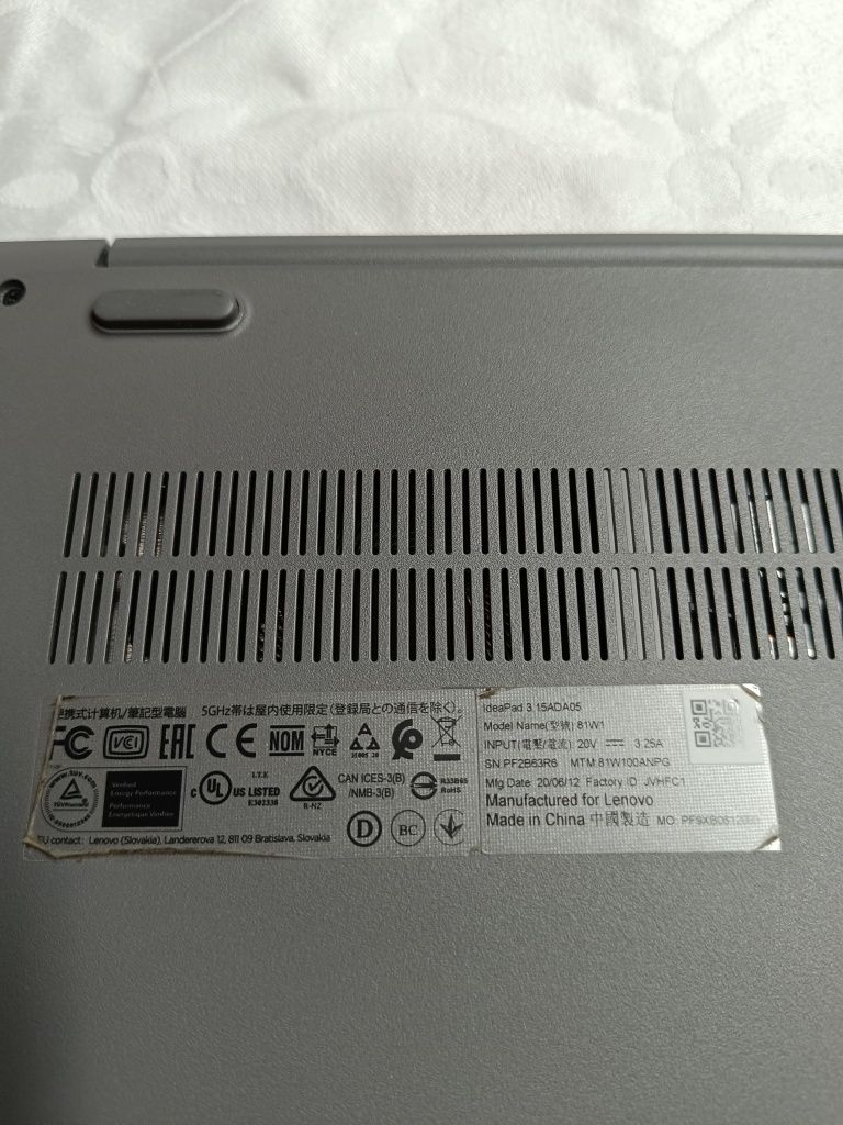 Portátil Lenovo ideiapad.3