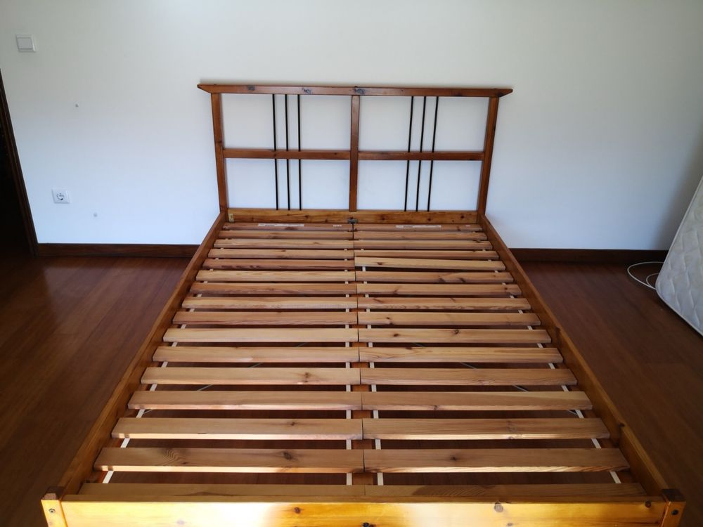 Cama Ikea Casal madeira