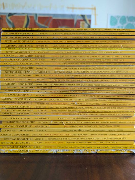 Coleção de revistas NATIONAL GEOGRAPHIC - edições RARAS e VINTAGE