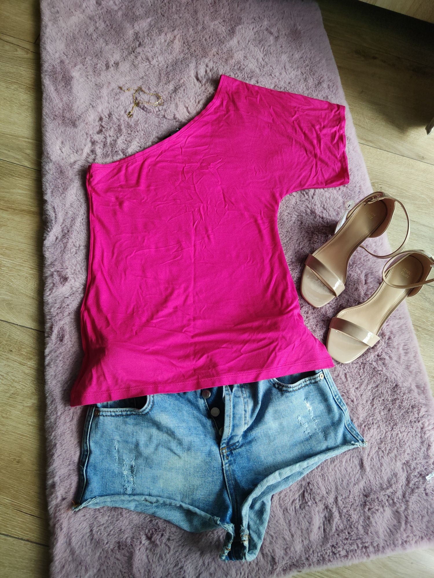 Bluzka H&M sexy na jedno ramię
