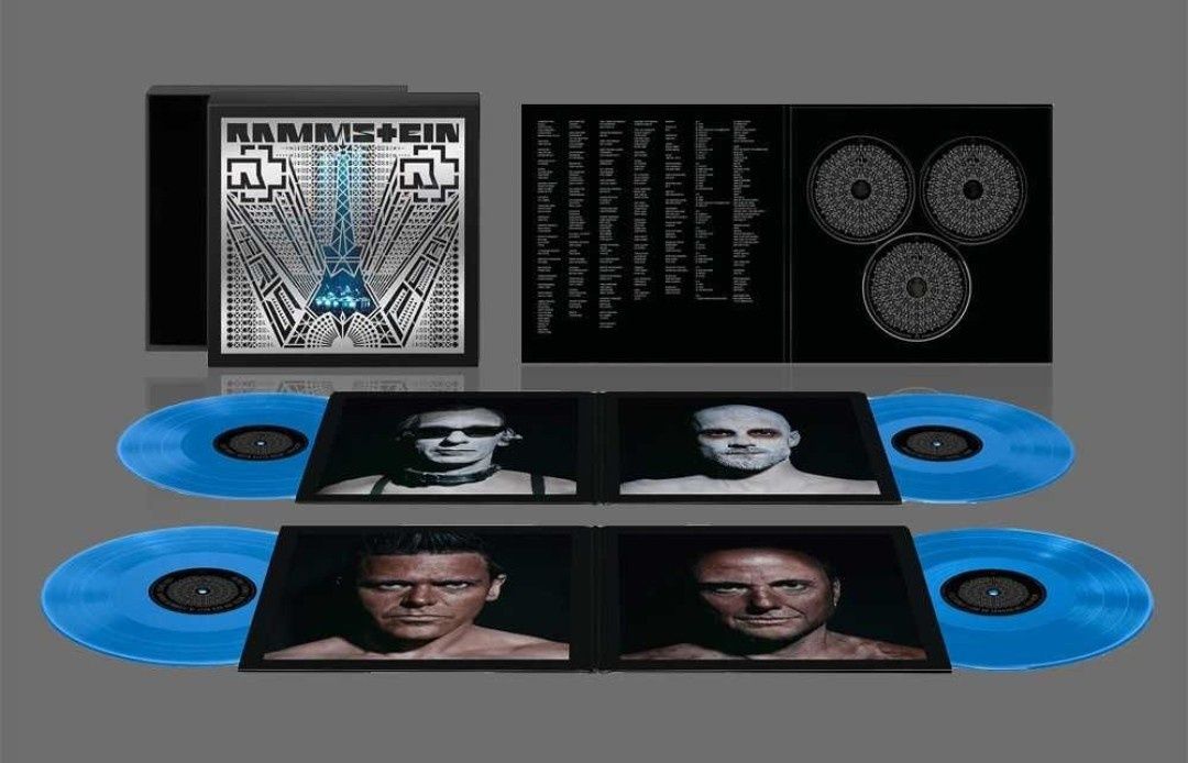 Rammstein ‎– Paris BOX SET x 4 VINYL+CDS+BLU-RAY