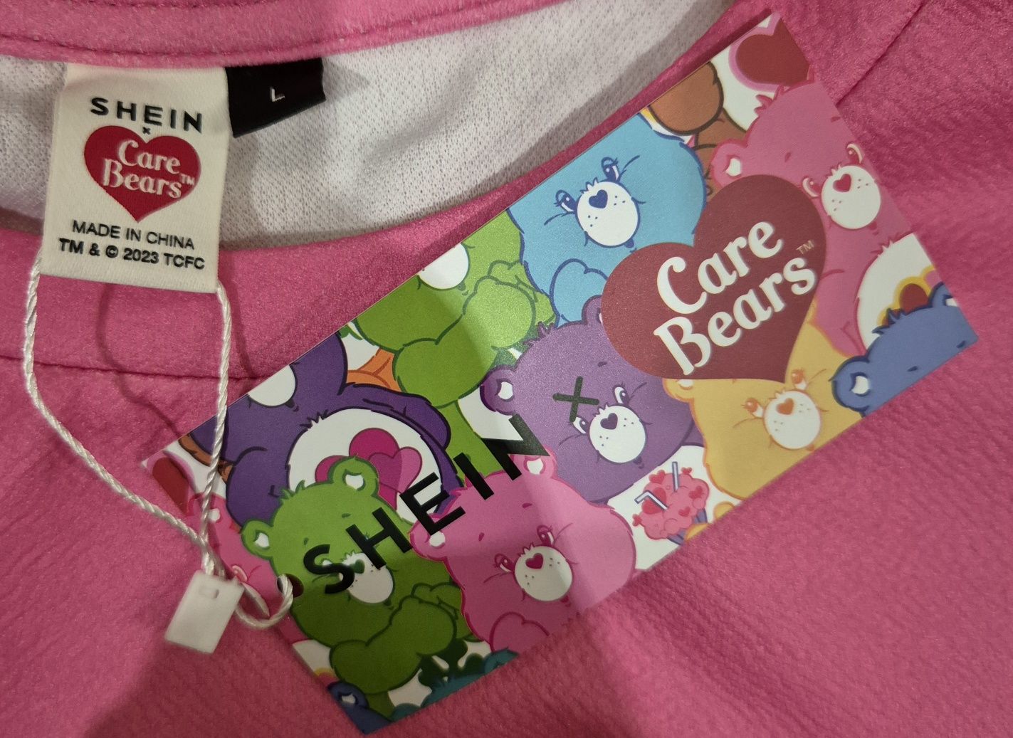 Camisa Dormir Manga Comprida Shein Care Bears