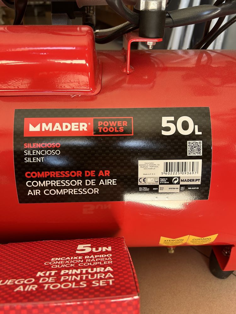 Compressor de ar silencioso c/ encaixe rápido