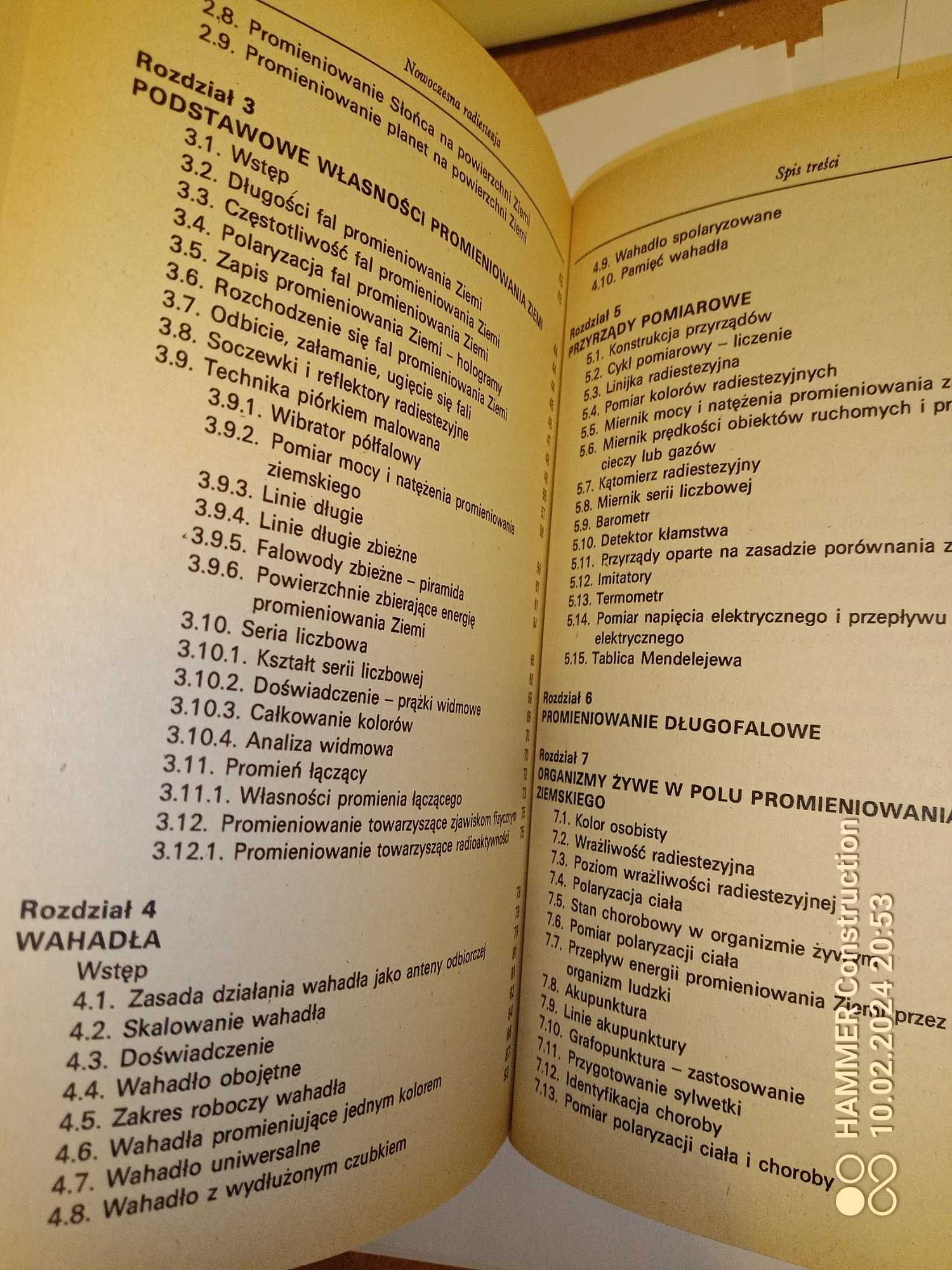 Nowoczesna radiestezja  J.Wożniak 1995