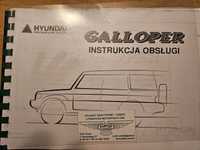 Instrukcja obsługi Hyundai Galloper