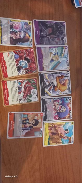 Cartas one piece originais legacy of the master