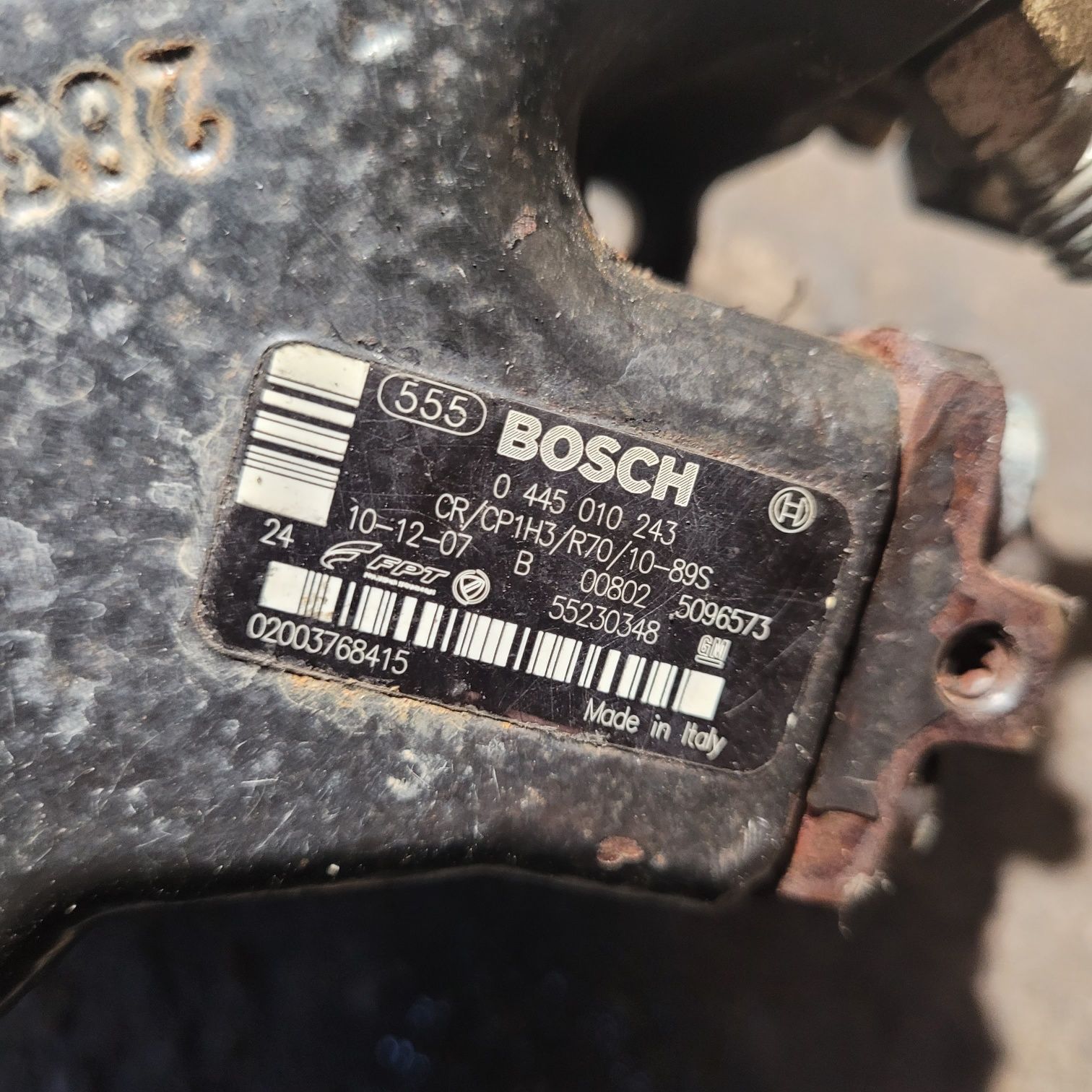 Pompa wtryskowa Bosch fiat 1.3JTD opel 1.3CDTI diesel 2010r