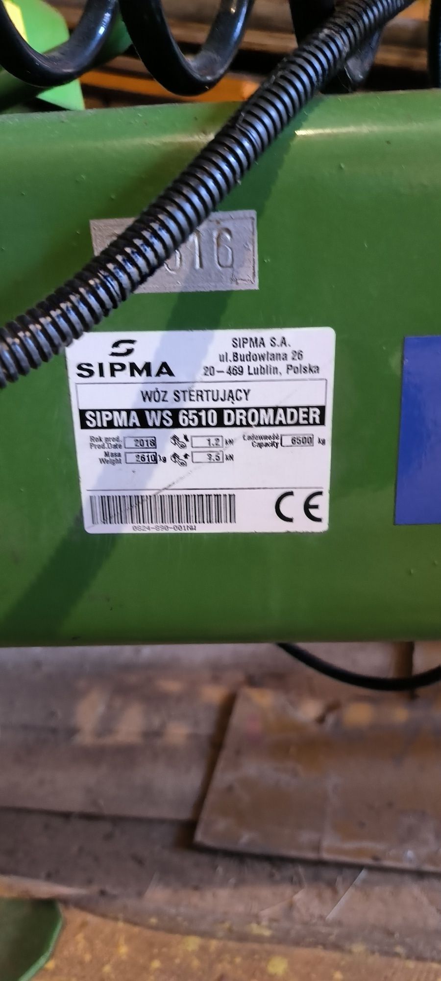 Przyczepa do bel SIPMA WS 6510 DROMADER