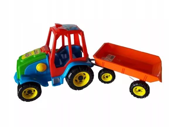 Traktor z przyczepą w siatce CHOIŃSKI. CHOIŃSKI