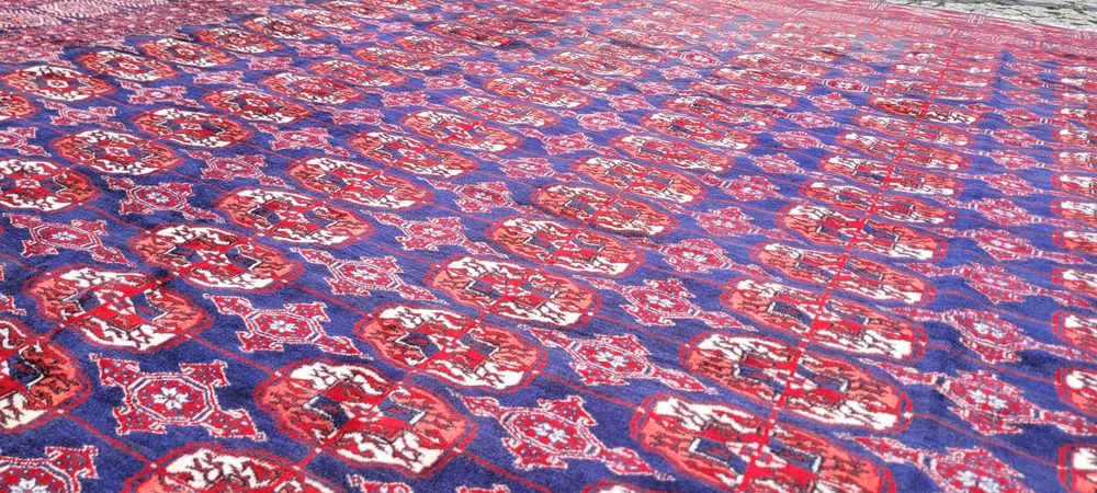 lśniący dywan buchara ręcznie tkany pakistan 285/360cm