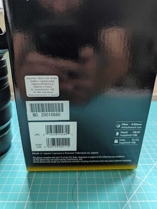 Obiektyw NIKON Nikkor Z 24-70 mm f/2.8 S - Made in Japan!