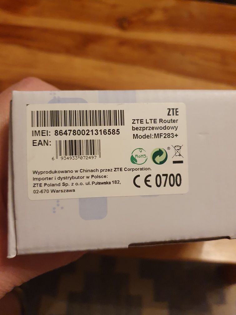 Router ZTE MF283+ nowy