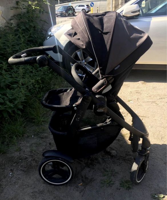 Wózek dzieciecy spacerówka gondola  Graco evo xt 3w1 + akcesoria