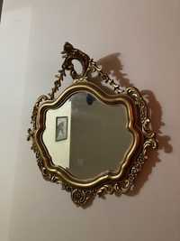 Espelho antigo dourado, impecável, bem conservado