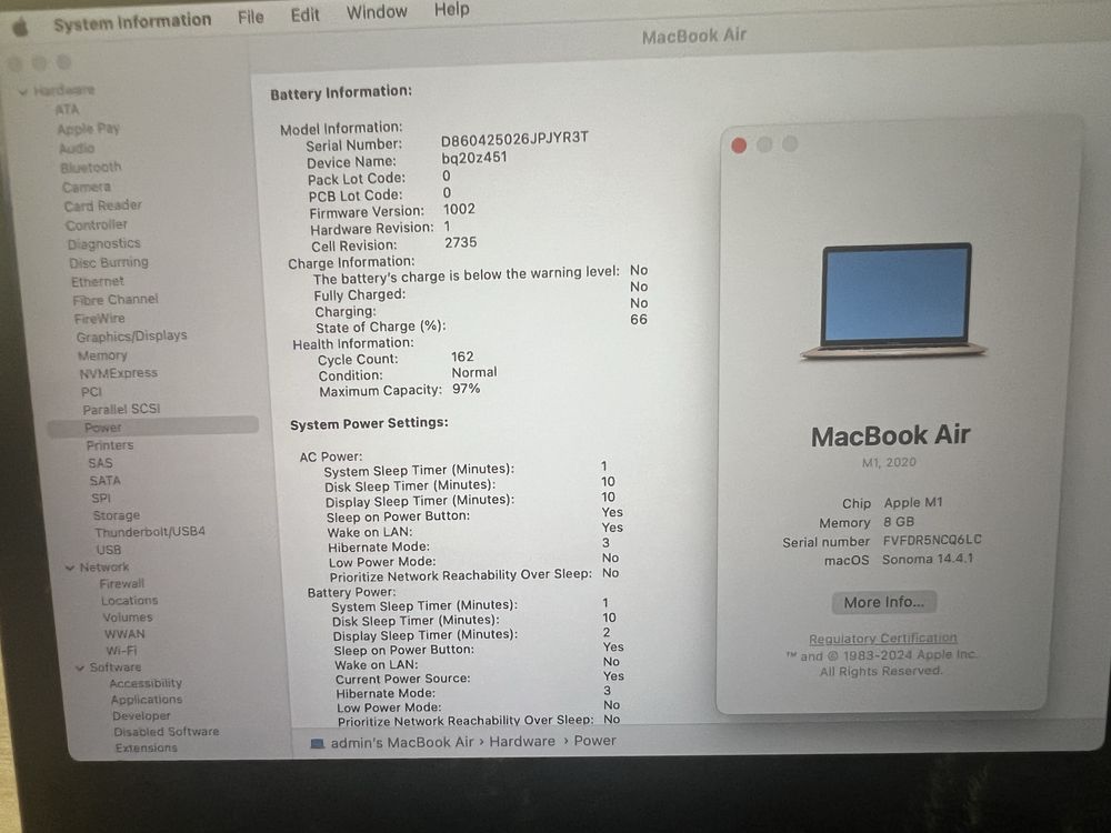 Apple macbook air m1 MGND3 gold золотой