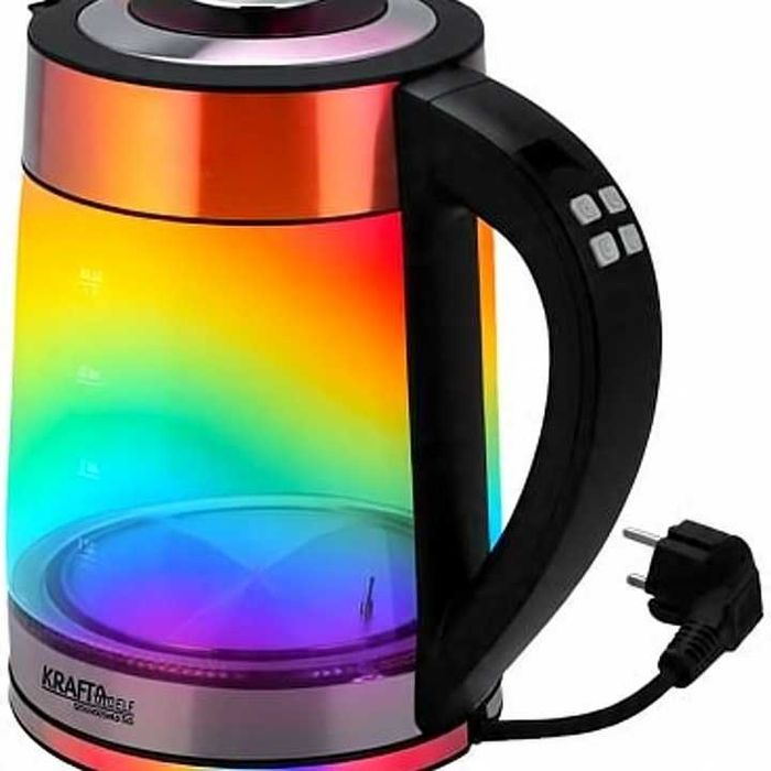 CZAJNIK ELEKTRYCZNY 2500W 2L ŚWIATŁO Regulacja temperatury