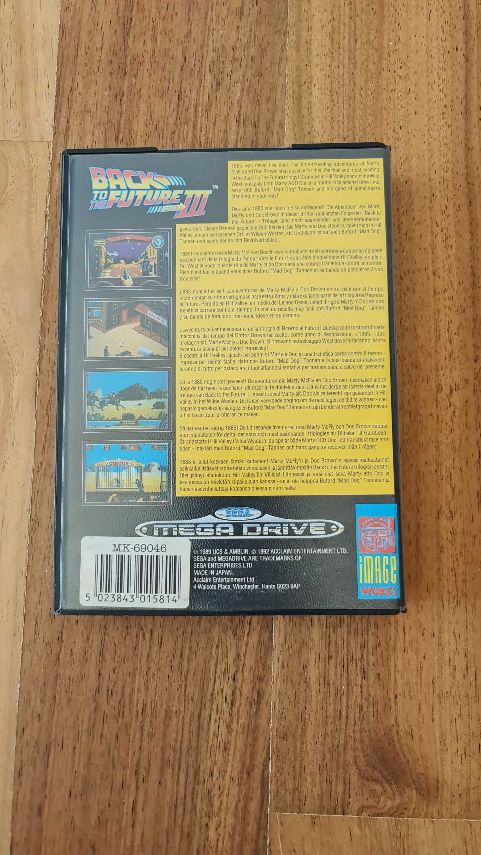 Back to the Future III (completo) MEGADRIVE