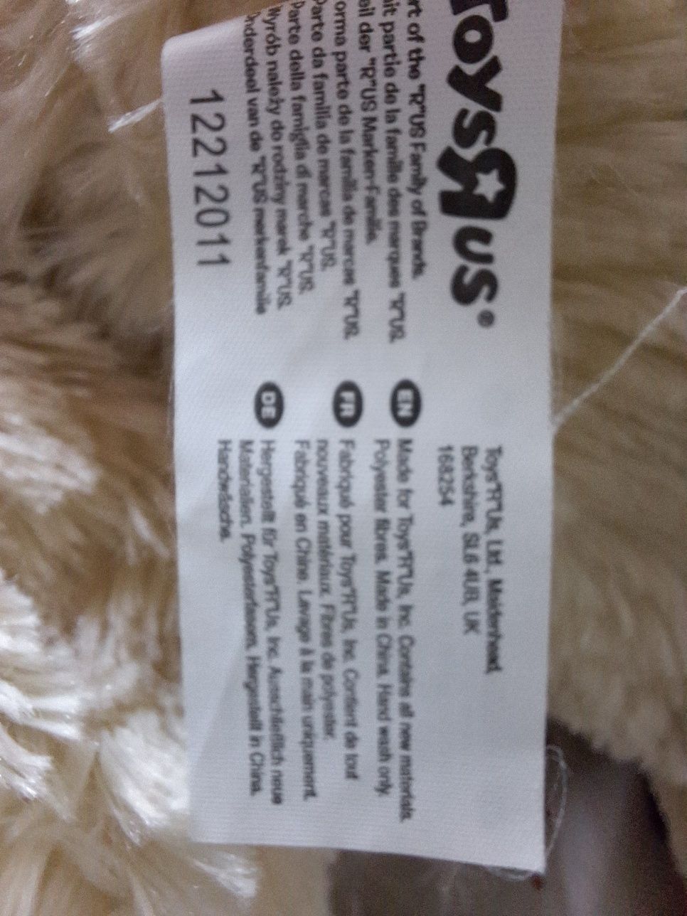 Miś pluszowy 70cm- amerykańskiej marki Toy R Us