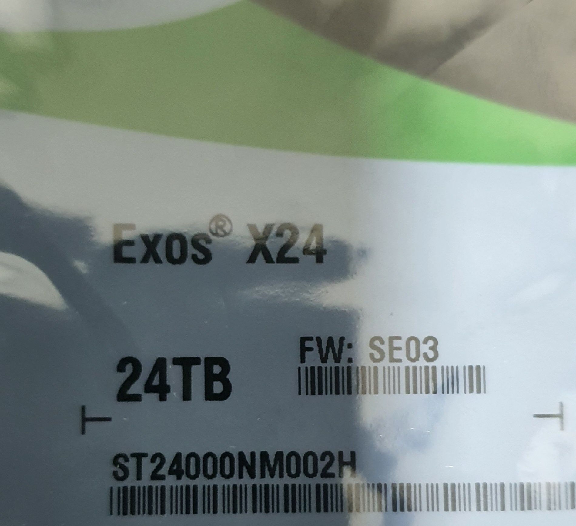 Exos 24TB - Novos Garantia até 2029