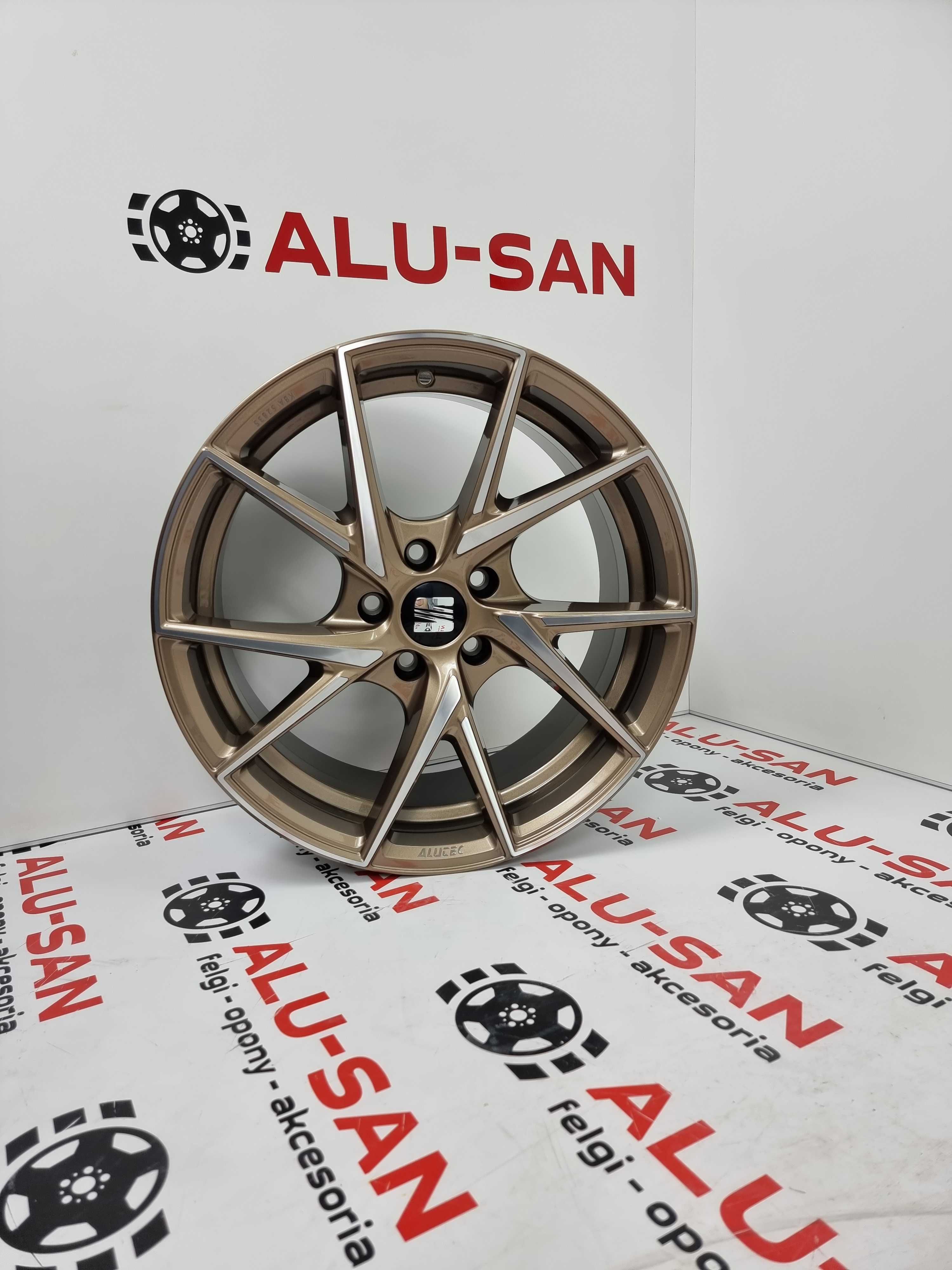 Nowe alufelgi SEAT 18" 5x112 Altea Ateca Leon Tarraco - Złote