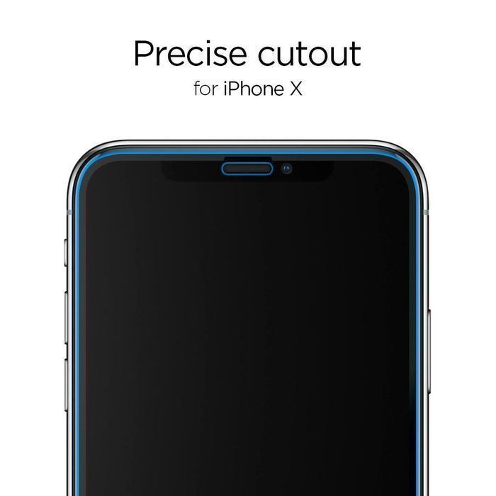 Szkło Hartowane Spigen Glass FC 2-Pack iPhone X/Xs/11 Pro Czarny