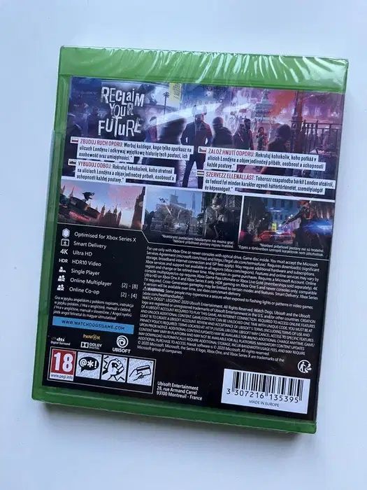 Watch Dogs Legion Xbox One nowa w folii polska wersja