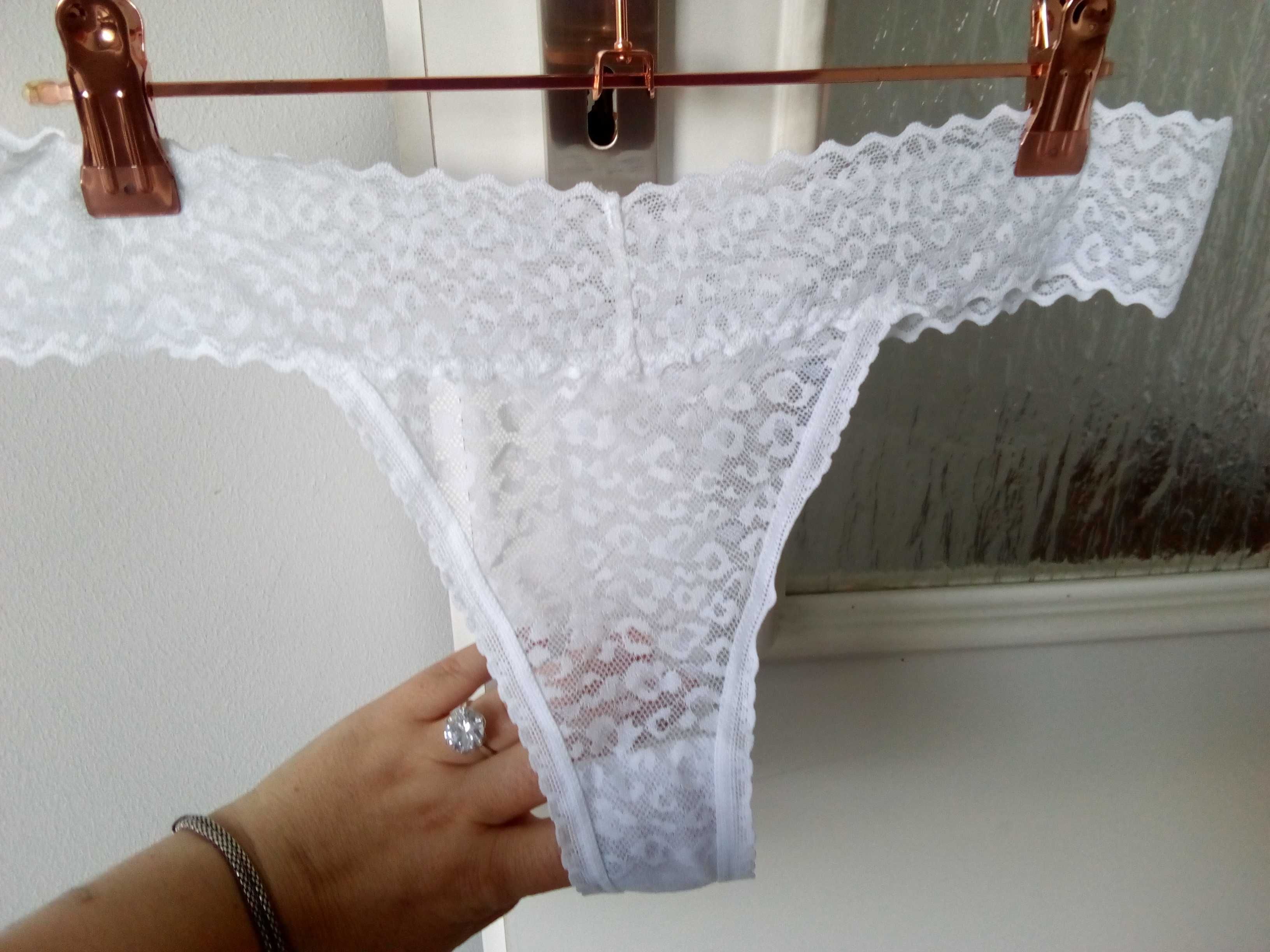 Seksi koronkowe stringi,XL