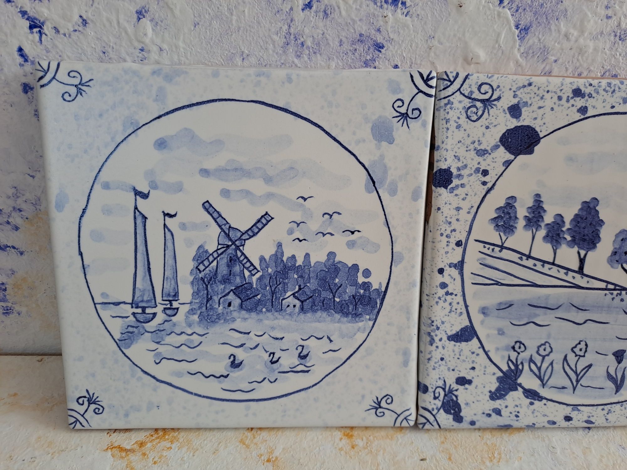 Kafle ręcznie malowane holadnia delft