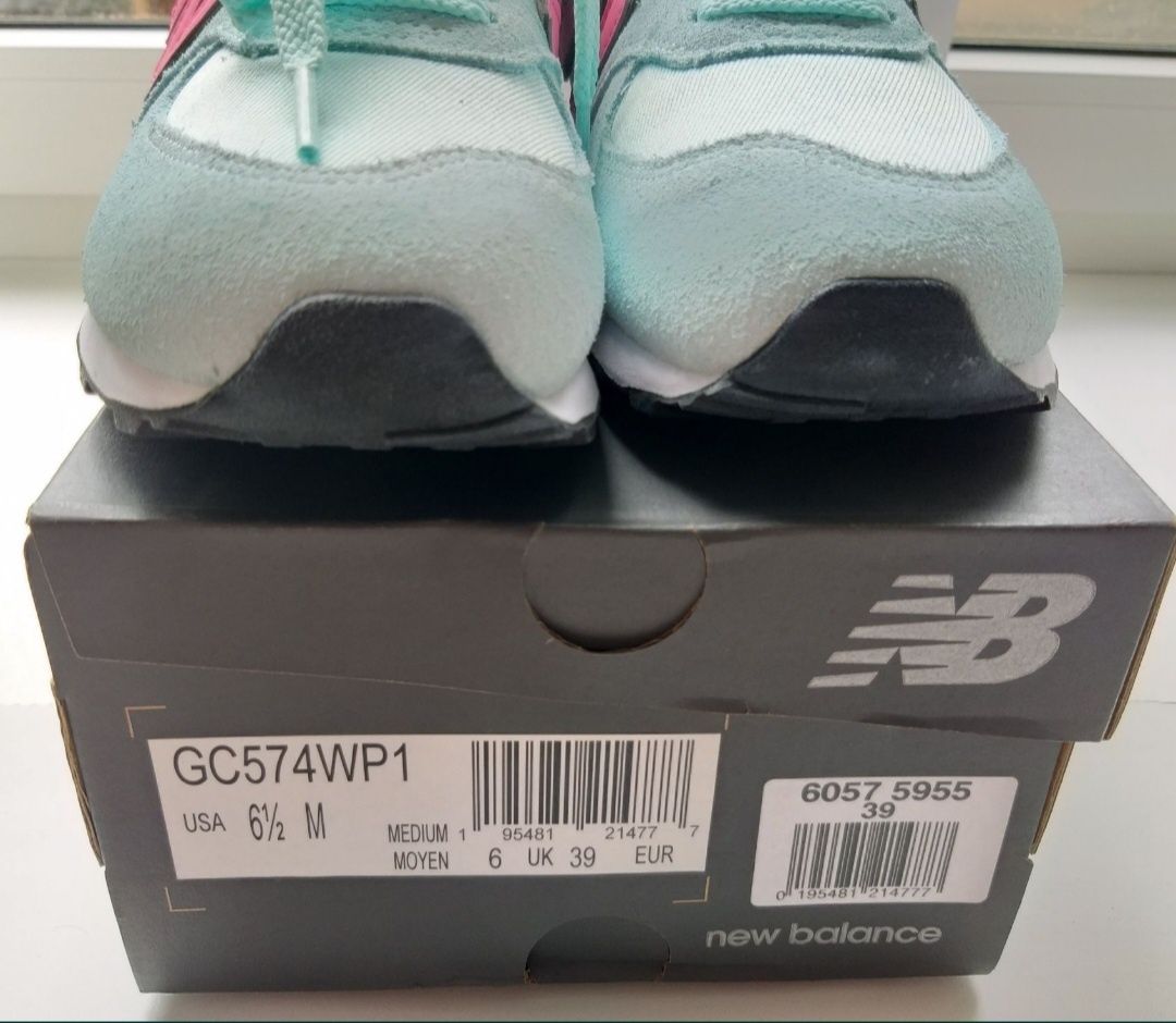 Новые женские кроссовки New Balance GC 574 39p, оригинал.