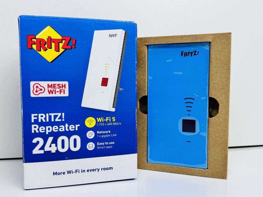 Підсилювач сигналу/мережі Wi-Fi 5 Ретранслятор AVM FRITZ Repeater 2400