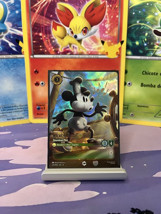 Disney Lorcana Mickey Mouse Steamboat Pilot Enchanted 231/204 Fabled