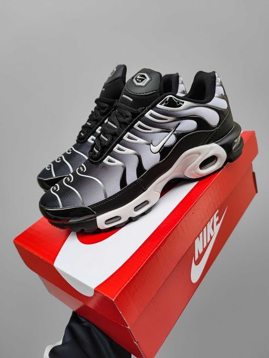 !SALE! Nike Air Max TN Plus White Black 36 37 38 39 40 41 42 43 44 45