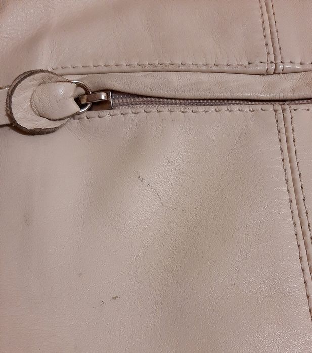 Кожаная женская сумка DIAMOND с замшевой вставкой.