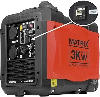 Генератор инверторный Matrix 3300 Вт Германия