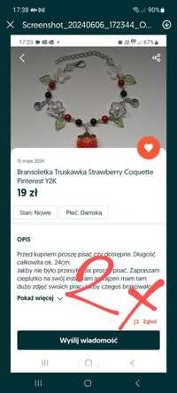 Zestaw biżuteri ze zmienionymi zawieszkami