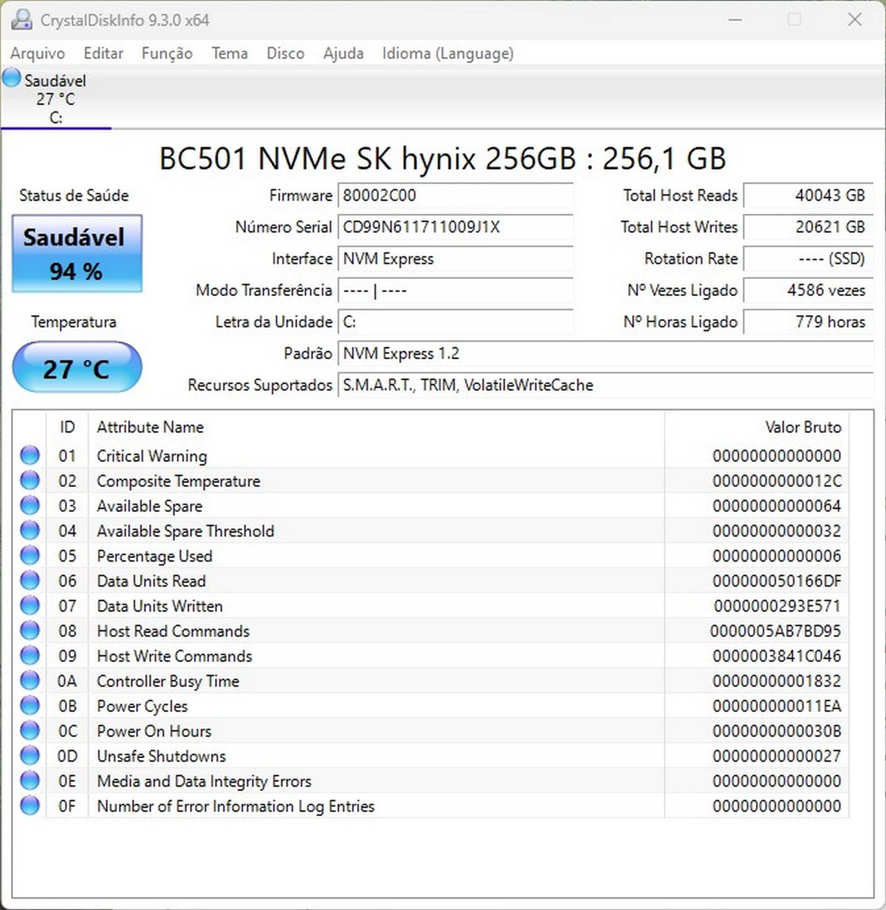 Dell Vostro 15.6" Octacore i5/8GB/256Nvme gama Profissional