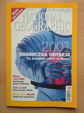 National Geographic 1(16) 2001 Kosmos Alaska Rafa Koralowa Aszkelon