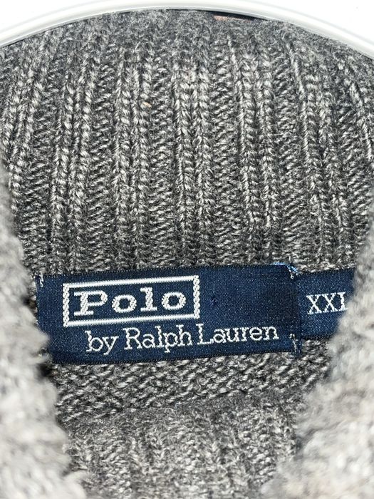 ОРИГІНАЛ ВІНТАЖ Ralph Lauren Sweater світер плотний 1/3 зіп зіпка