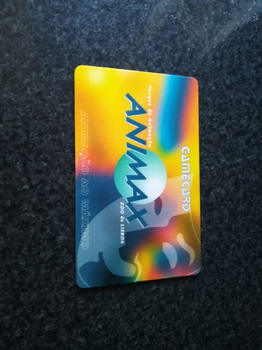 Animax cartão de parque de diversão do zoo Lisboa