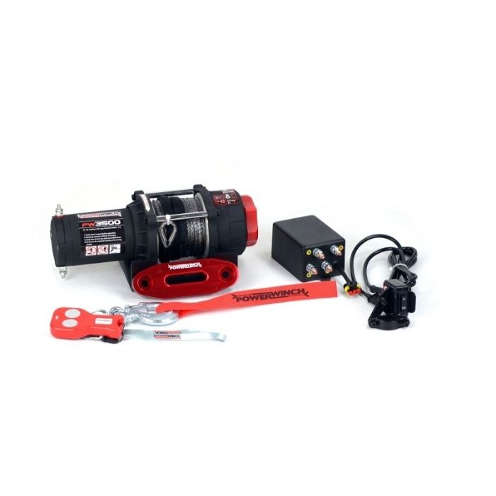 Лебідка для квадроцикла Kangaroowinch 12V K3500SR з синтетичним тросом