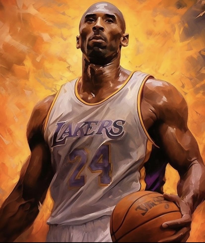 Tela - pintura Kobe Bryan (edição limitada)