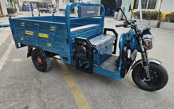 Трицикол ГІБРИДНИЙ до 500км запас ходу  SokMoto  CARGO MAX Доставка