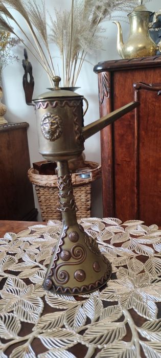 Lampa oliwna mosiężna