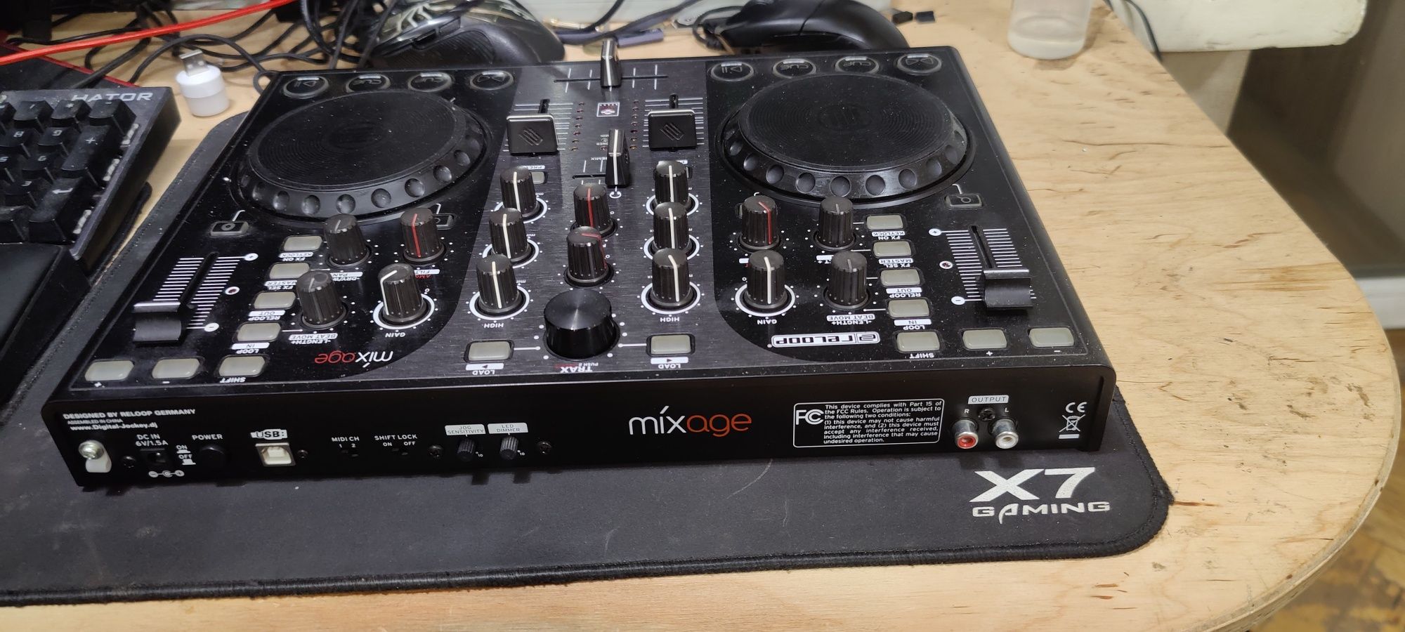 Reloop mixage interface edition