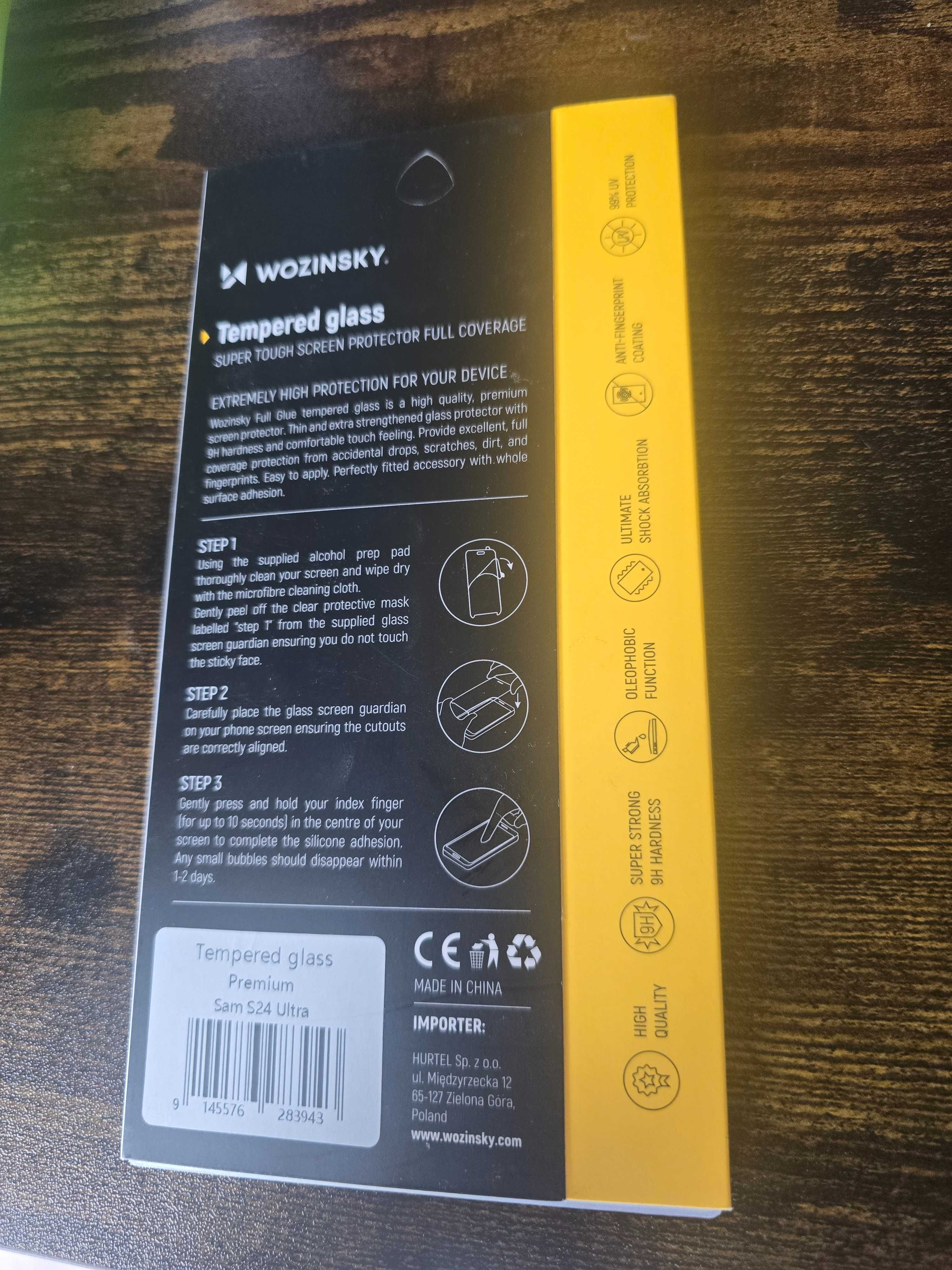 Szkło hartowane na ekran Wozinsky galaxy s24 ultra