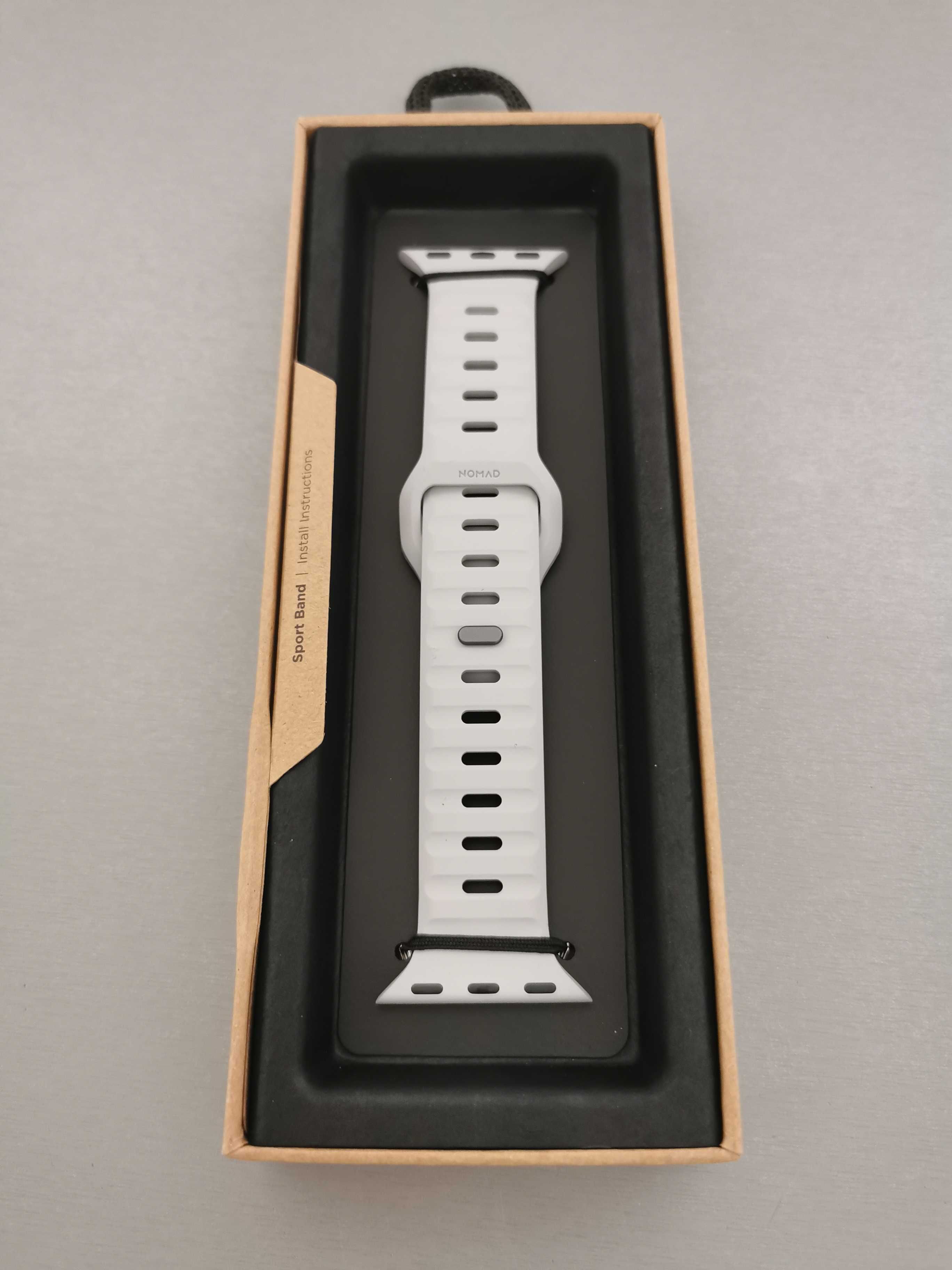 pasek do Apple Watch Sport Band szary (NOWY) 44mm 45mm 49mm