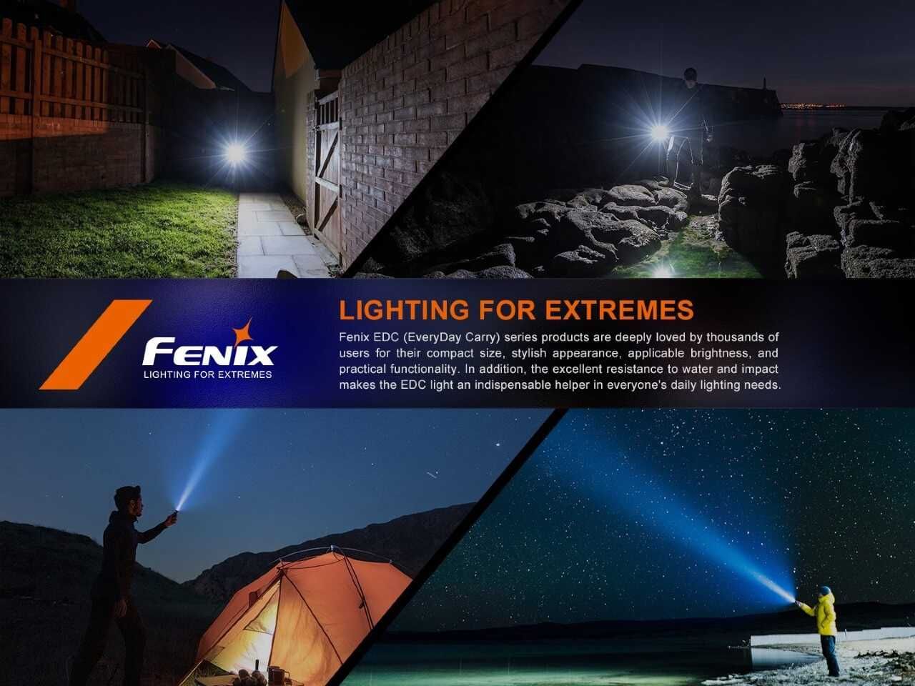 Latarka Fenix E35R 3100 lumenów + dyfuzor AOD-S V2.0